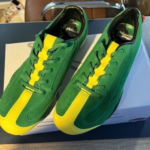 Hunziker Casual Driving shoes in Green/Yellow in box complete! Brand new Size 11